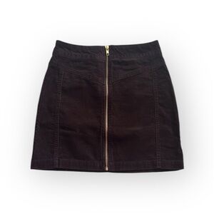 Wild Fable Brown and Gold Mini Pencil Skirt